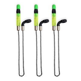 TJR Tackle 3 GTO Bobbins Bite Indicators Carp fishing Tackle for Bite Alarms and bank sticks From (GREEN)