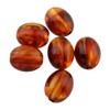 Amber Beads, Artificial Resin, Fire Amber, 13 x 11 mm,