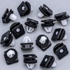 Rexka 15pcs A Pillar Trim Hardware Windshield Moulding Retaining Clips