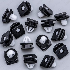 Rexka 15pcs A Pillar Trim Hardware Windshield Moulding Retaining Clips Compatible with Ford Explorer 2011-2019 BB5Z-78519R44-A BB5Z78519R44A