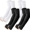 ROXUN 4 Paia Manghiette con Foro per Pollice Protezione UV
