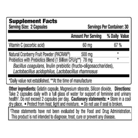 Probióticos Con Prebióticos Apoya La Salud Femenina 60 Cáps.