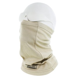 BENCHMARK FR Flame Resistant Face Mask Neck Gaiter - CAT2 (Plain, Beige)