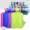 Insulating water bag, Yudan cloth, heated compress pack, hot water, portable hand warmer, 2000 heated pack, hot compress pack, cold temperature. Thermal Pouch 2000 Red