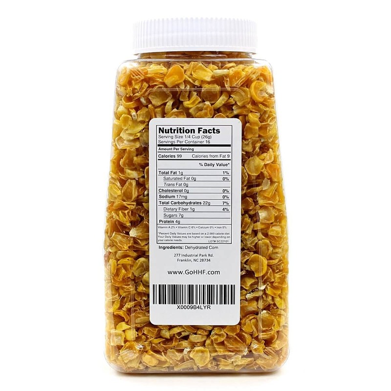 Harmony House Foods Dried Corn, whole (12 oz, Quart Size