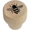 19mm 'Honey Bee' Wooden Bottle Stopper/Cork (BS00014027)
