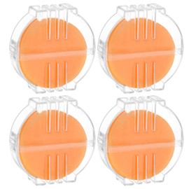 HARFINGTON 4pcs Beeswax Thread Conditioners Thread Wax Block with Plastic Box for Quilting Sewing, Embroidery Wax Sewing Supplies, Golden