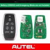 Autel iKey Universal Remote Smart Key Standard 7 Button Programmable