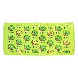 Okutani Corporation Oekaki Series Face Towel, Kiui-san, 100% Cotton