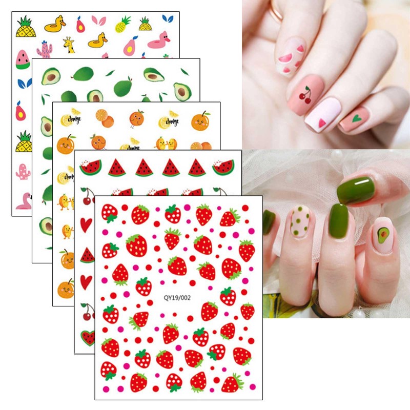 Nagelsticker Kleines Mädchen, 20 Blatt Selbstklebend Nagelaufkleber Nail Art Sticker