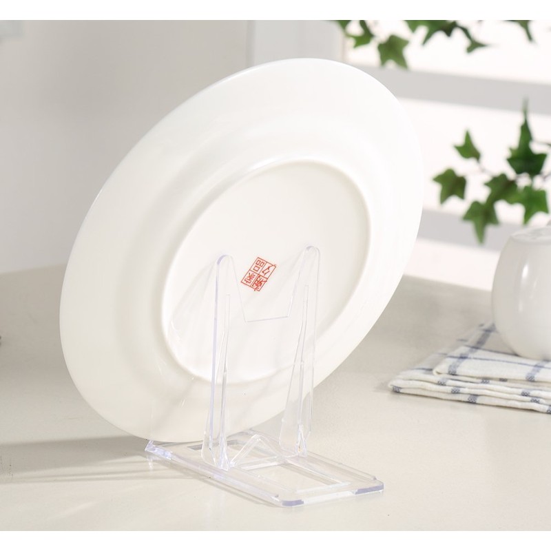 Tincogo Two Part Adjustable Clear Acrylic Plastic Display Stand Easel