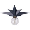 VILUXY Flush Mount Ceiling Light, Black Star Light Fixtures Ceiling