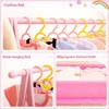 Cozivolife Kids Clothing Rack with Storage Box, Dress up Holder,