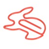 100 Pcs Rabbit Shaped Paper Clip Creative Cute Cartoon Animal
