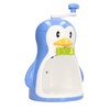 Shaved Ice Machine ABS Penguin Shape Blue Household Portable Manual