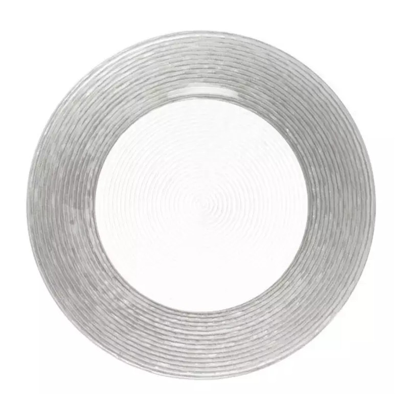 Chargeit By Jay Circus Charger Silver 13” Plate P1103