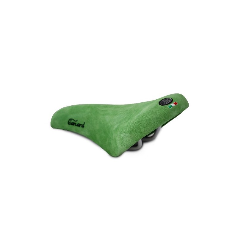 Selle Montegrappa Bicycle Saddle Luxury Genuine Velour Leather Vintage Saddle