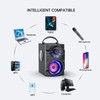 Portable Big Bluetooth Speakers with Light, Wireless with Subwoofer, FM