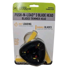 Weed Warrior Brush Cutter Bladed Universal Trimmer Head Gas & Electric Trimmers