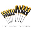 T7 Torx Screwdriver Magnetic Treatment Security Driver with Non-slip Handle