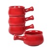 vicrays French Onion Soup Bowls With Handles, 26 Ounce for