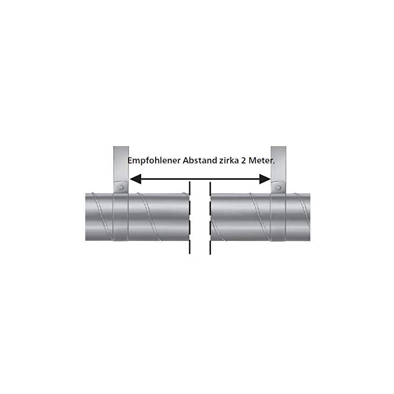 MKK - 18481-013 Pipe Clamps with Rubber Seal M8/10 Thread