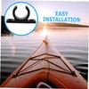 SUPVOX 2pcs Professional Boat Holder Clips Wear-Resistant Nylon Oar Keeper