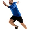 DiULi Men's Sports Shorts with Zip Pockets, Black, XL