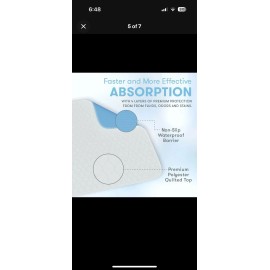 GreenHealth Reusable Bed Pads, Waterproof, Washable, 4-Pack, New Sealed 30x34 Pee Pads