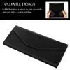 SOHUPAC Foldable Glasses Case With Clean Cloth, PU Portable Sunglasses