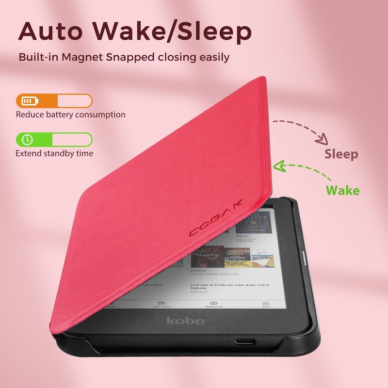Cobak Case for 6" Kobo Clara Colour | BW |