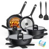 PekGema Nonstick Pots and Pans Set, Non Stick Cookware Set