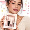 Set De Maquillaje Para Ojos Y Labios Dunuf 4 Piezas
