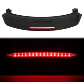 KUAFU Roof Spoiler w/LED Brake Light Compatible with 2007-2011 Honda CRV Rear Trunk Lip Spoiler Wing