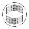 Awonderful Motorcycle Reflective Wheel Stripes kit, Wheel Rim Stickers Compatible