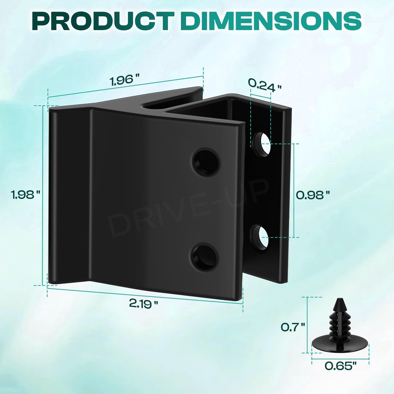 Drive-up Club Car Precedent Windshield Retaining Clips OEM 103677101