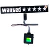 Windshield Electric Wanted Car LED White Light Up Window Stickers