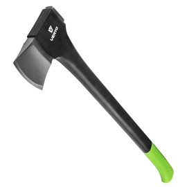 VERTO Professional Axe 550 g | Head Plate: 410 g Length: 230 mm (9 Inch) Fibreglass Handle Universal Axe Wooden Axe Splitting Axe Splitting Axe For Precise Processing of Wood