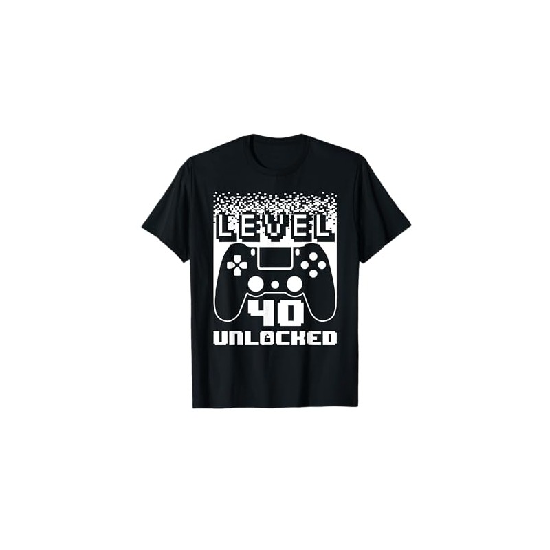 40th Birthday For Men Level 40 Unlocked Gamer 40 Year