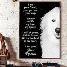 Jigsaw Puzzles 300 PiecesChildren's Day Great Pyrenees Lovers I Am Your Friend Your Partner Your Dog Wooden Puzzle Children and Adolescents Educational Training Decompression Difficult Play Games