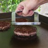 Char-Griller 8813 Flat Iron Griddle Burger Press Outdoor Kitchen Accessory
