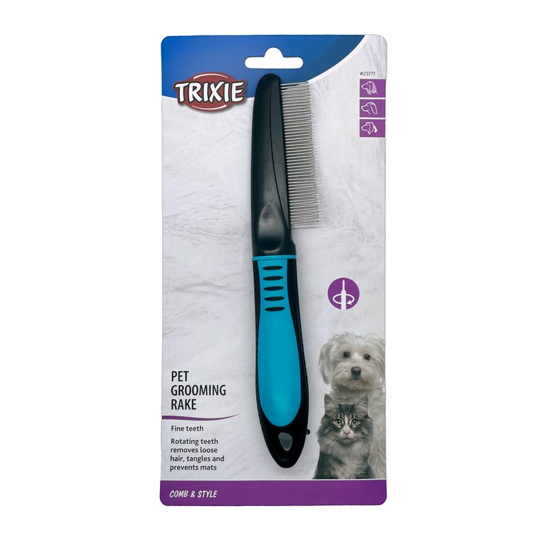 TRIXIE Dog/Cat Coat Untangler Comb, 22 cm