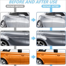 Nano Sparkle Cloth for Car Scratches 2 Pack with Disposable Gloves, Upgraded Magic Multipurpose Nano Sparkle Cloth for Car Small and Medium Scratches