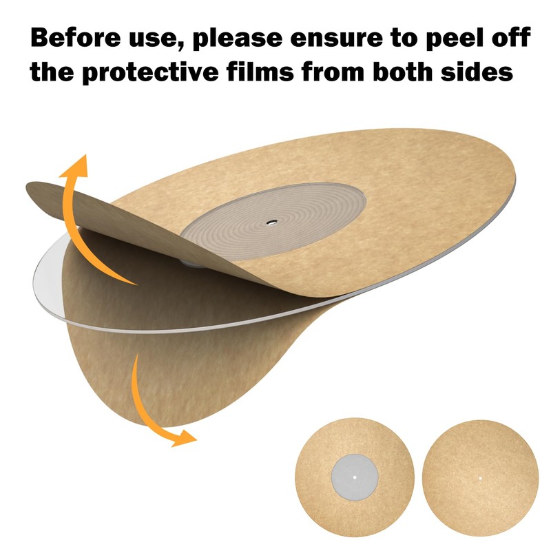 Turntable Mat, Vinyl Record Slip Mat, Acrylic Turntable Plate, Vinyl