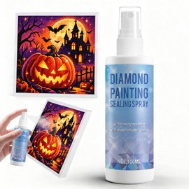 JAOJAO Diamond Painting Sealer Spray 100ml Quick Dry, Clear Finish