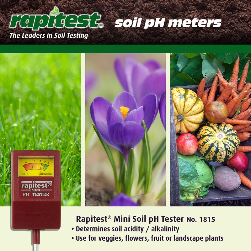Rapitest Soil pH Tester for testing soil pH quickly and