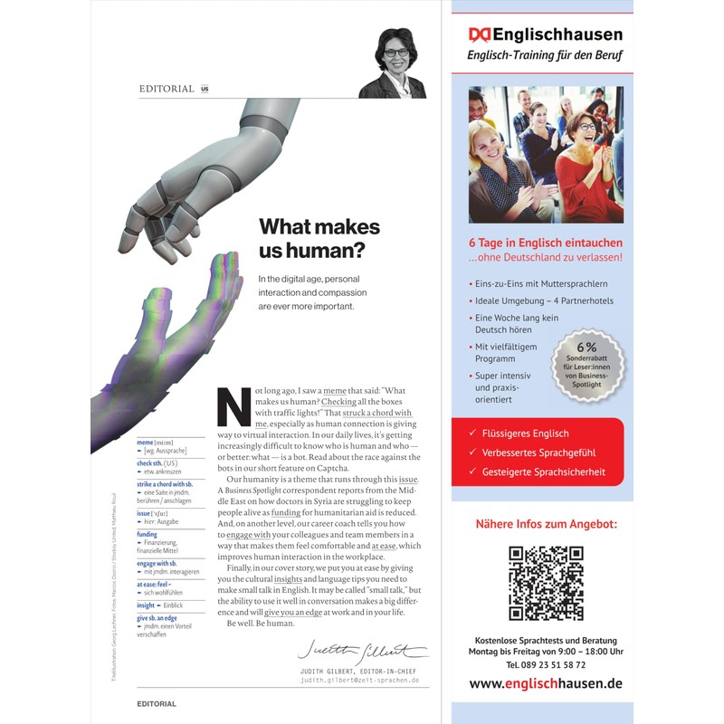 BUSINESS SPOTLIGHT 11/2024 "Small talk in English"