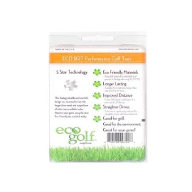 Eco Golf - RRT Performance Tees White 3 1/4"  ( 2 Packs of 25) Pro Stripe