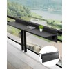 VEVOR Balcony Hanging Table, 59 x 12 inch, Outdoor Balcony