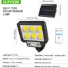 SQUADO JFJ Solar-Gartenleuchten für den Außenbereich, 117 LEDs, 3 Modi,